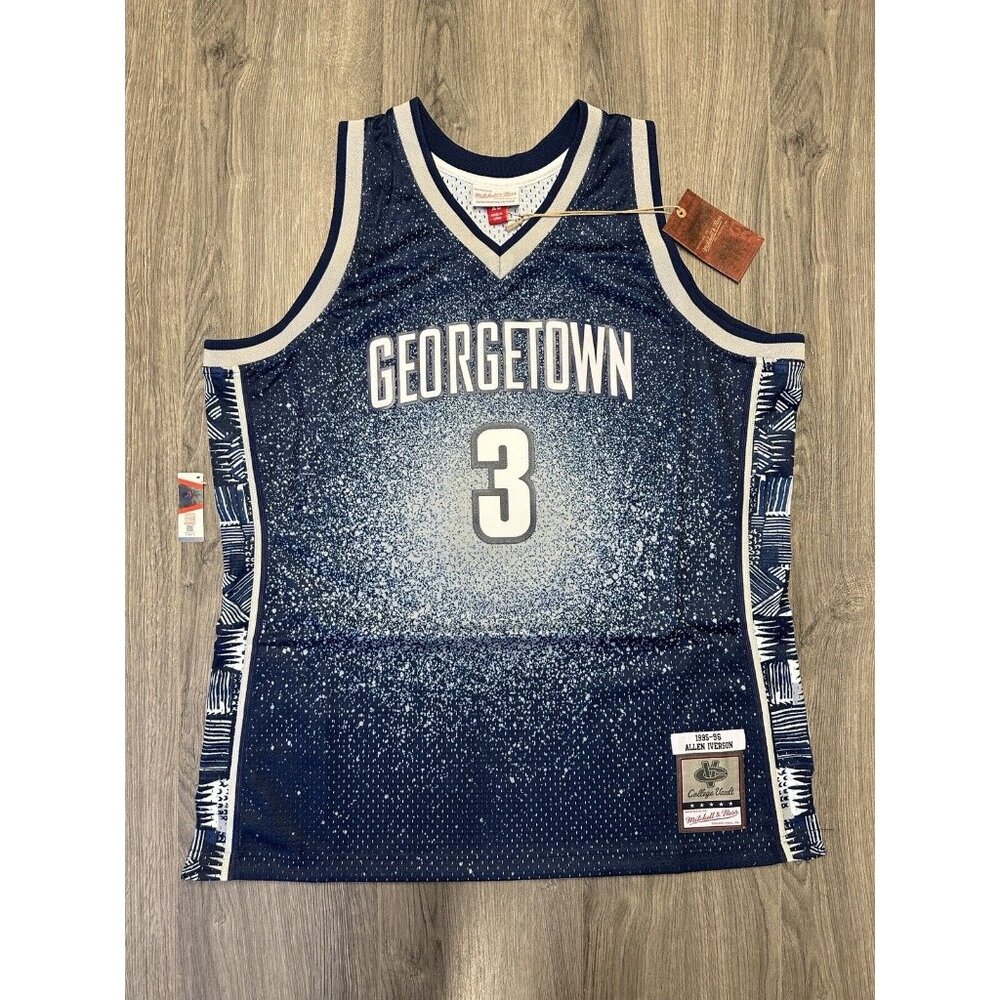 Mitchell Ness Allen Iverson 1995-96 Hoyas College Vault Authentic Jersey